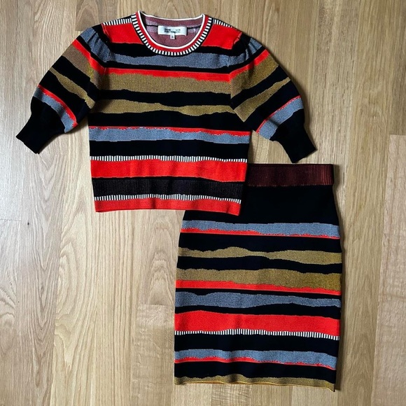 Diane von Furstenberg Women's Micky Sweater & Shira skirt (size large) - Picture 1 of 8